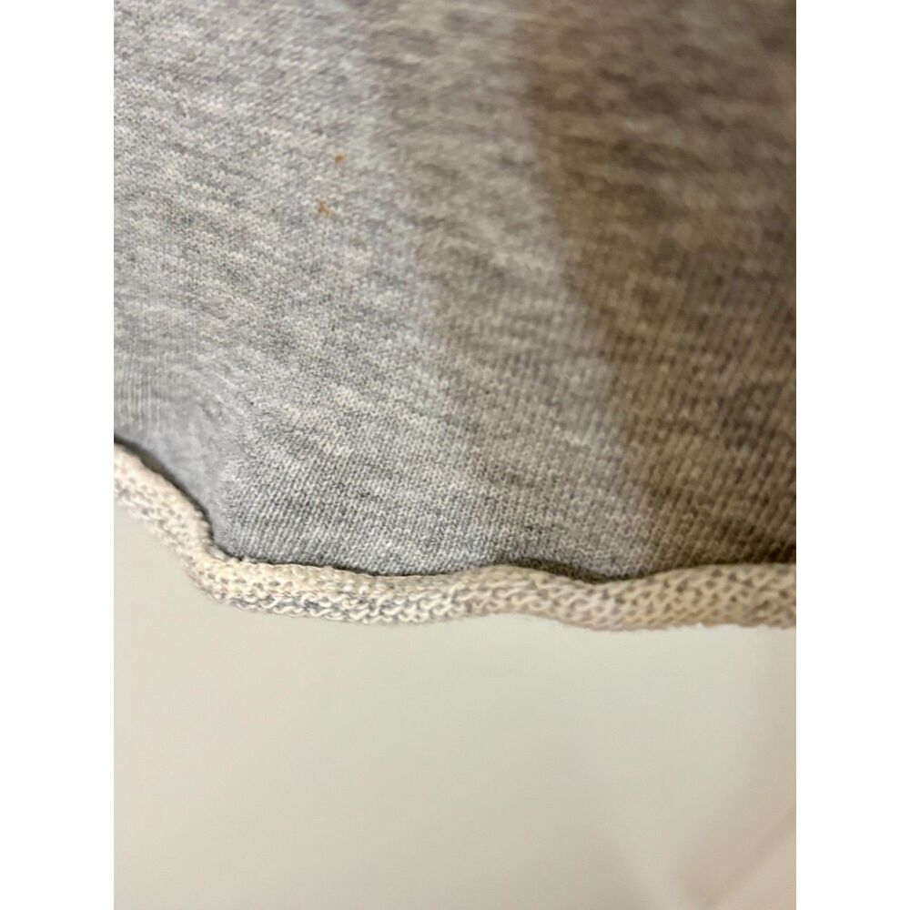 DKNY Vintage Womens Size Small Gray 100% Woven Cotton Terry Lined Hoodie Coat - Picture 4 of 6